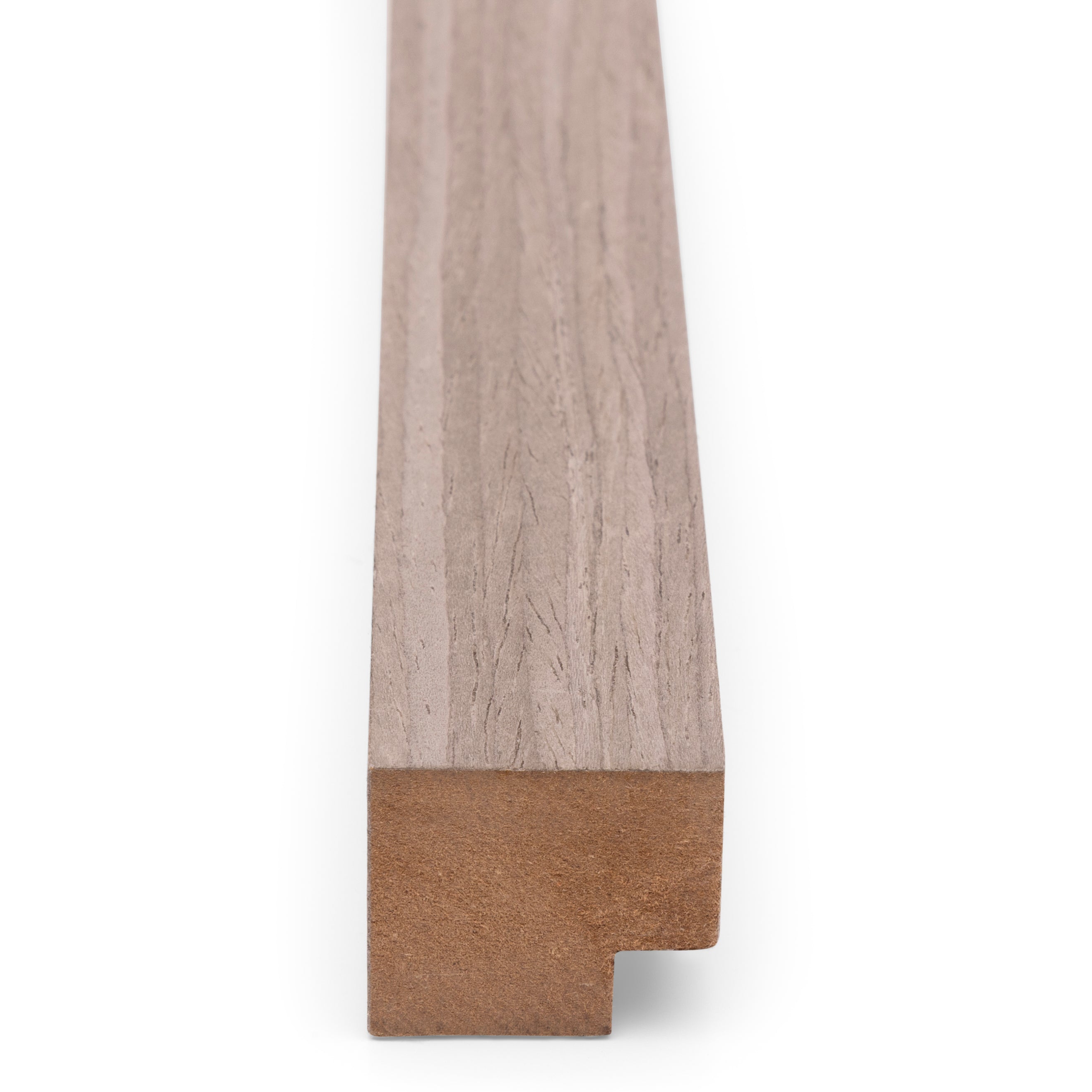 AkuPanel End Lath Grey Walnut Wood 300cm