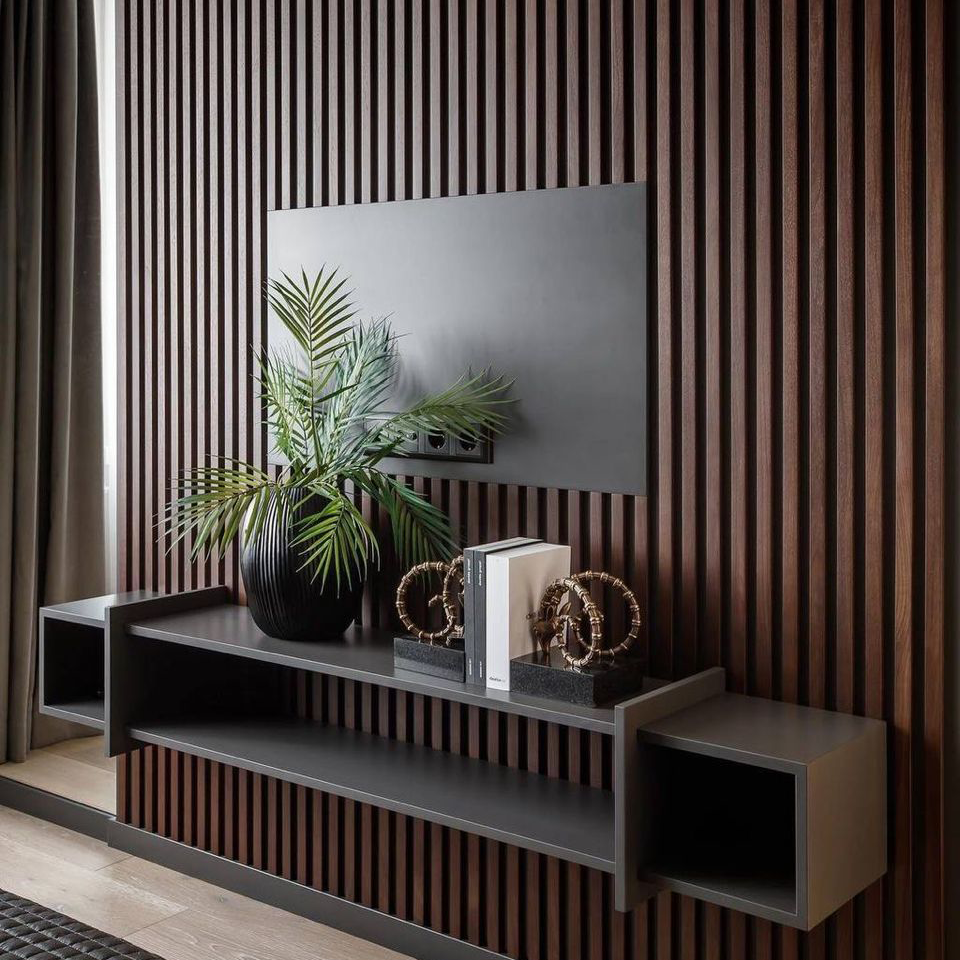 Akupanel Eichenholz geräuchert 300x60 cm