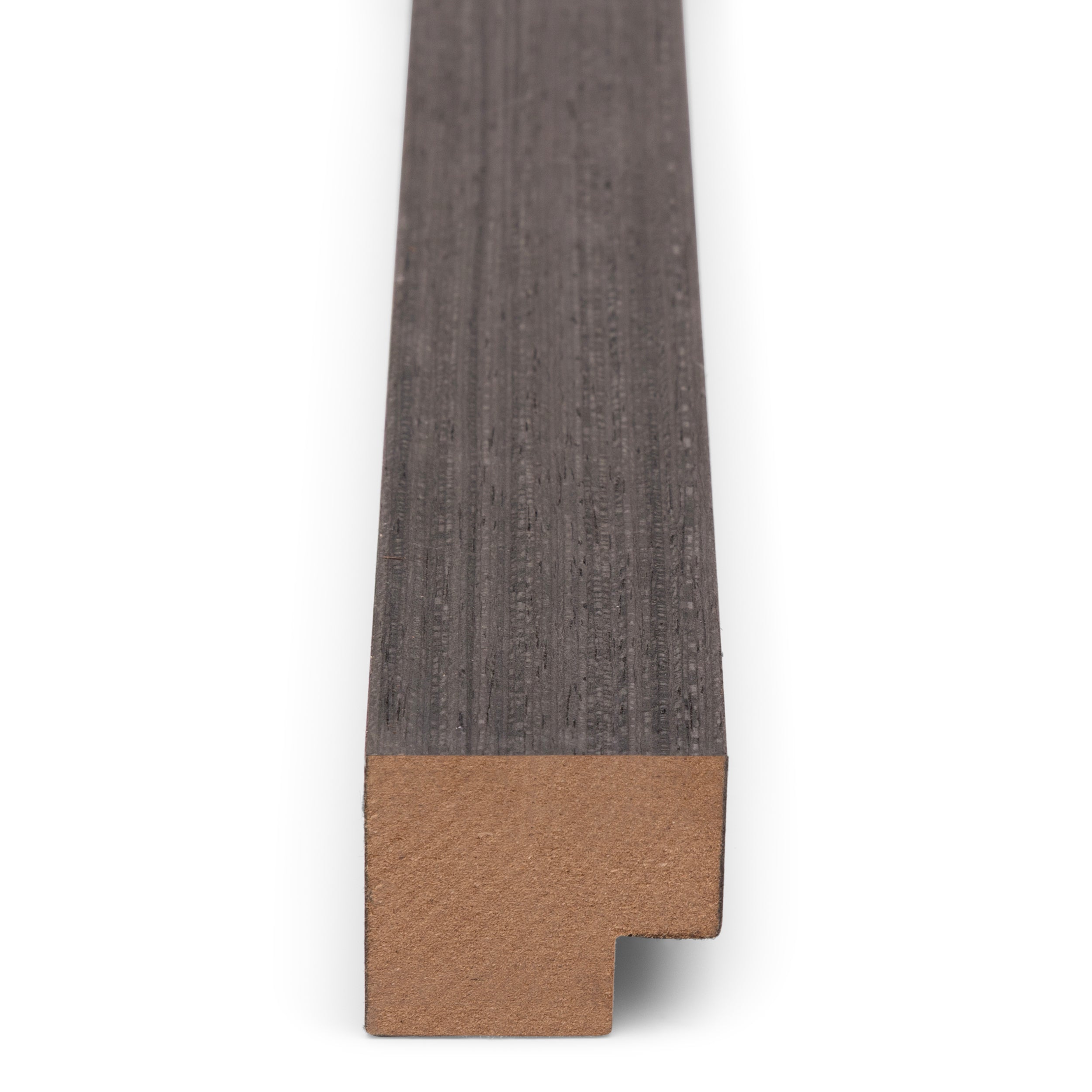 AkuPanel End Strip Black Oak Wood 300cm