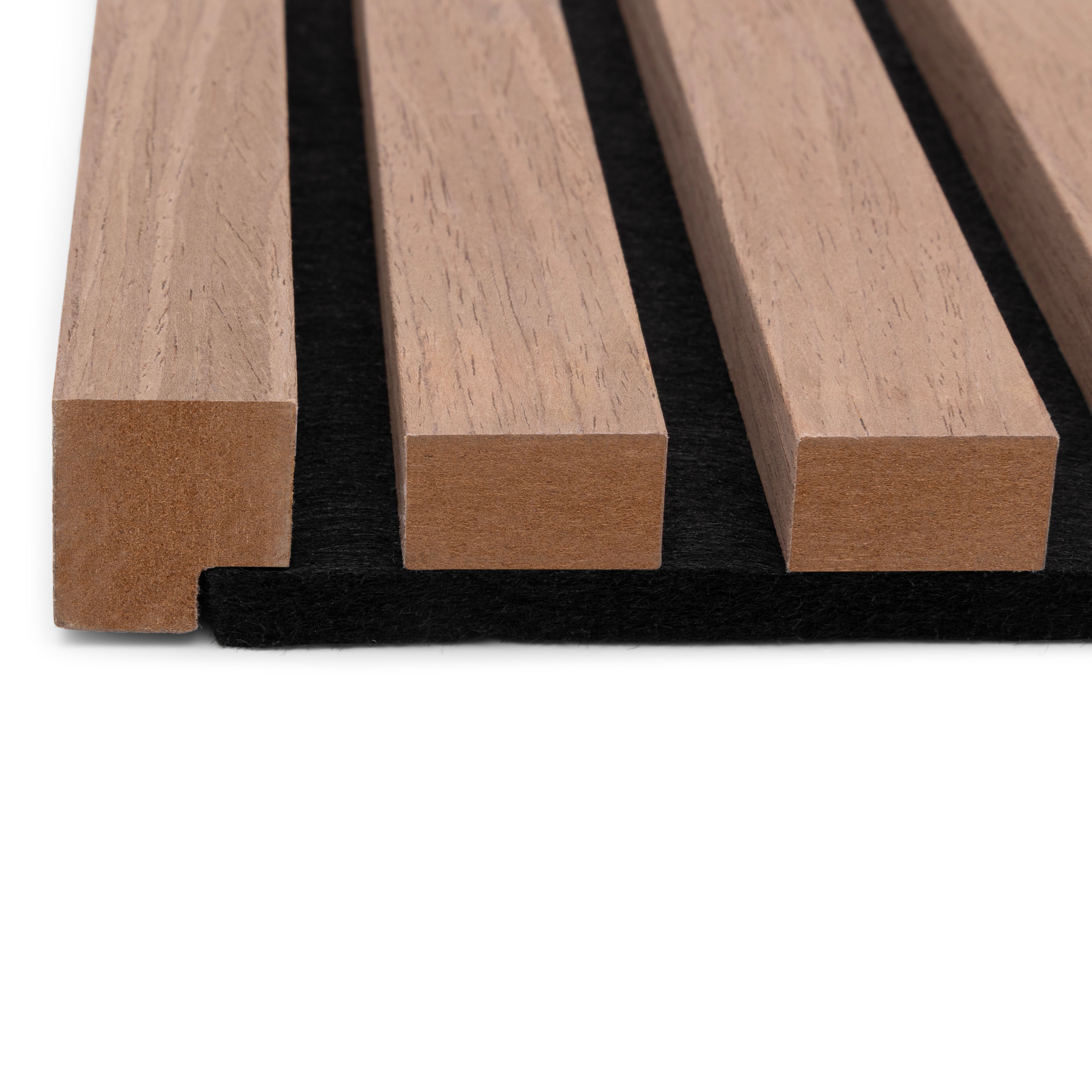 AkuPanel End Lath Walnut Wood 300cm