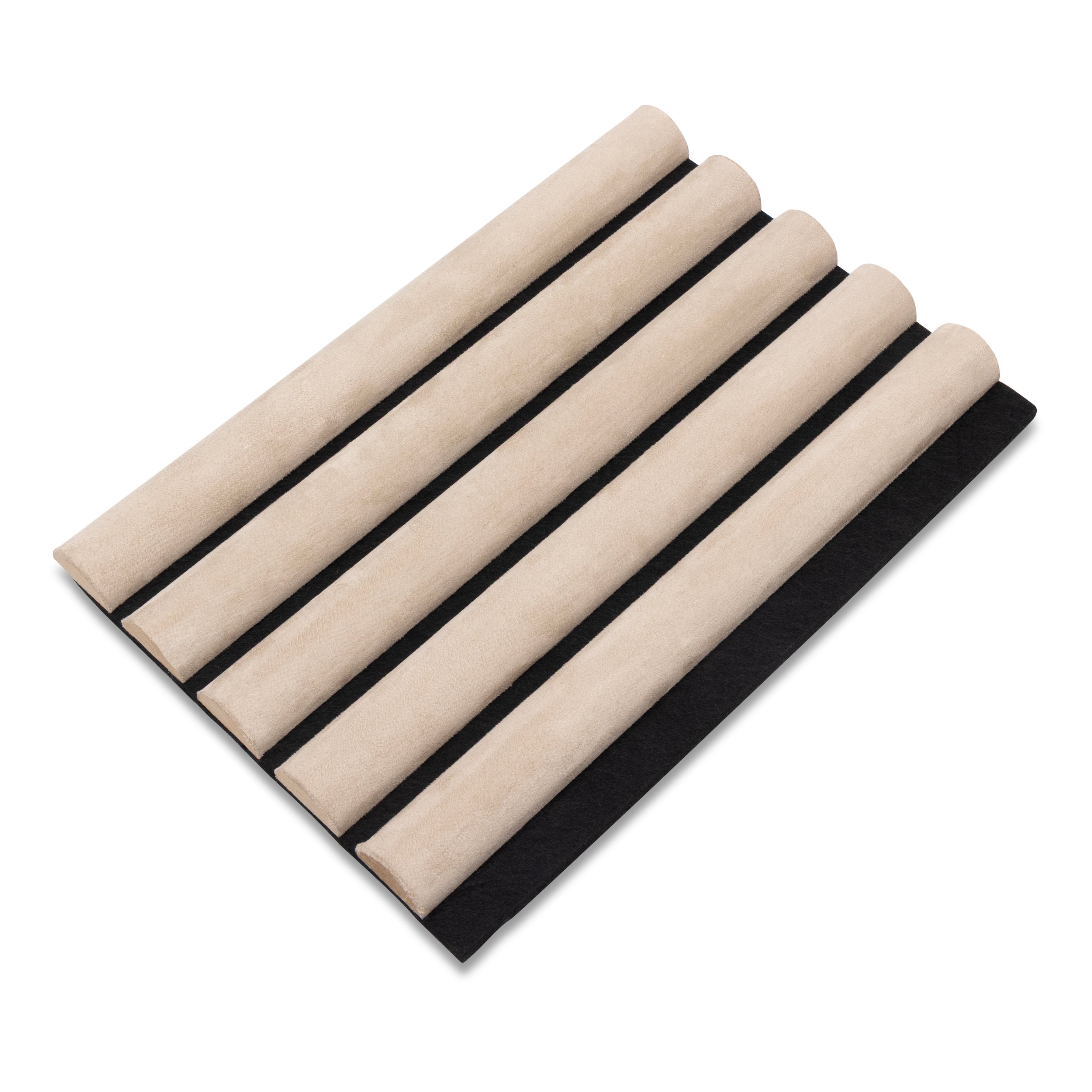 Beige Wildleder 260x60cm