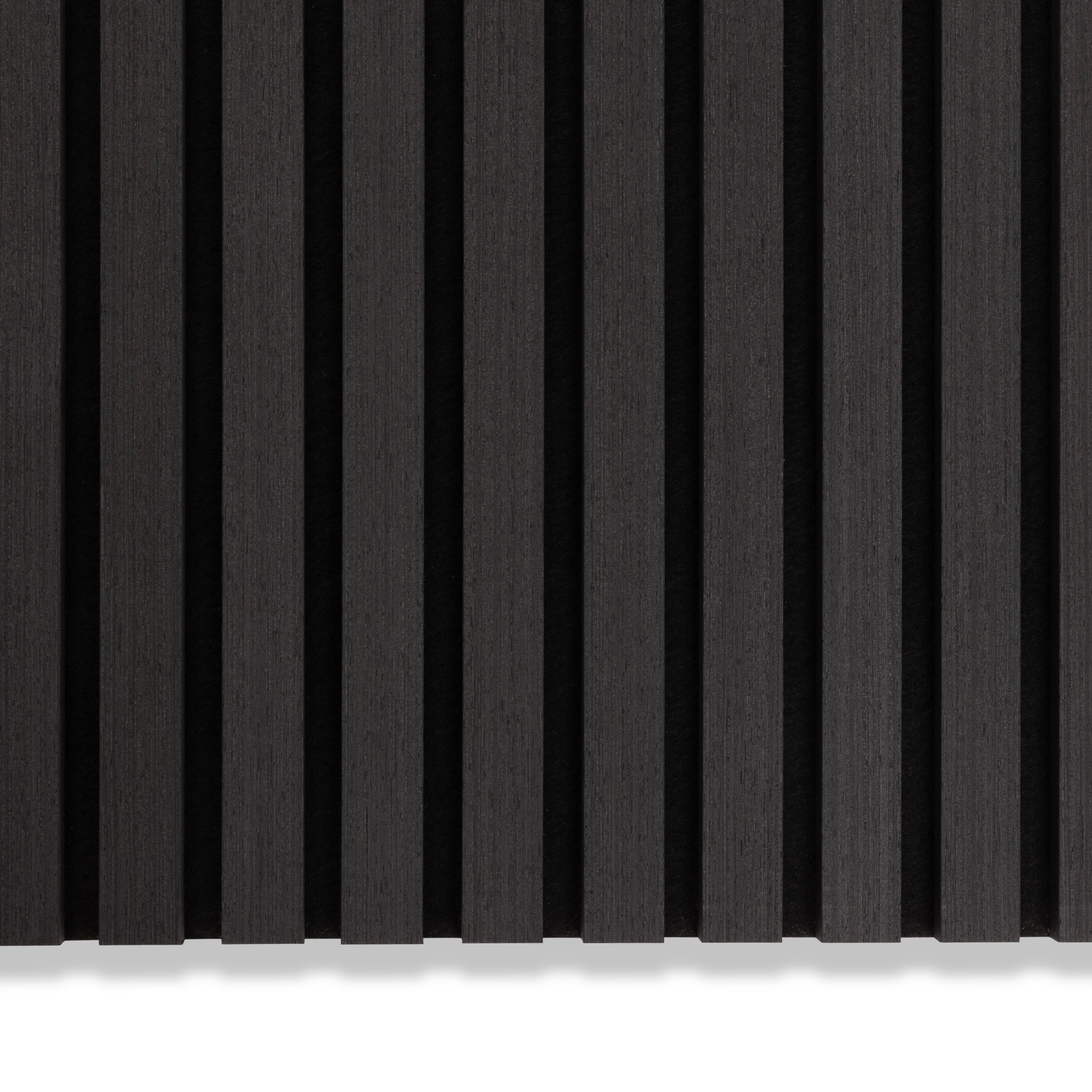 Akupanel Black Oak Wood 300x60 cm